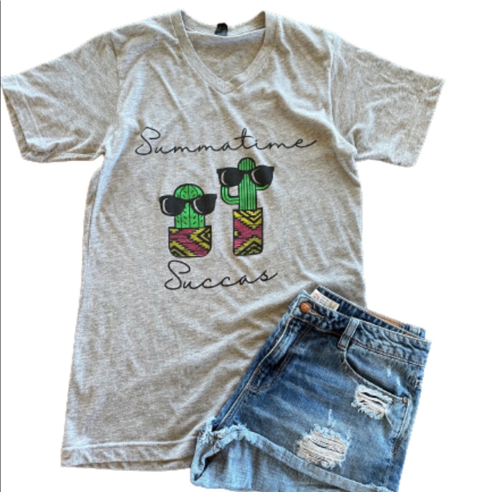 Summatime Succas V-neck T-Shirt